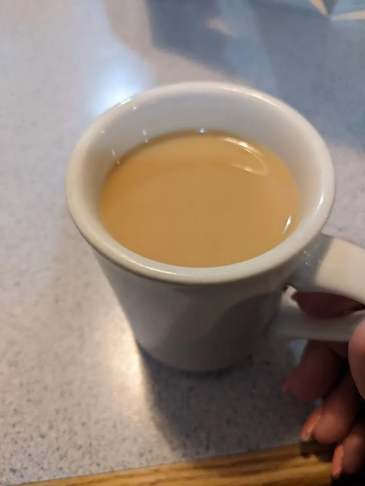 Hot Coffee with Cream